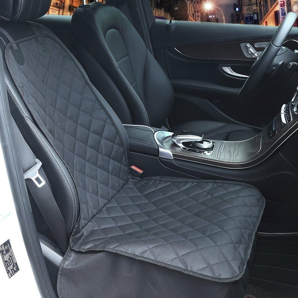 Dog Seat Cover Cars Trucks Suvs, Thick 600D Heavy Duty Pets Car Seat Cover, Waterproof & Wear-Resistant Durable Nonslip Backing & Hammock Convertible